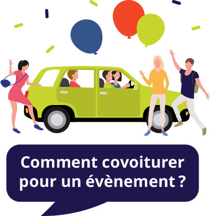 Comment covoiturer pour un évènement